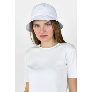Düz Beyaz Kova Şapka Balıkçı Şapka Bucket Hat
