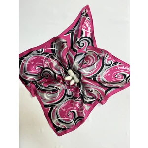 Turkish Silk Store Desenli Ipek Bandana Fular