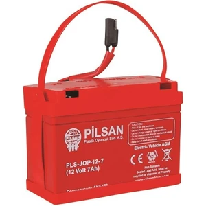 12 Volt 7 Amper Akülü Araba Aküsü 12 V 7 A  Pilsan Akü