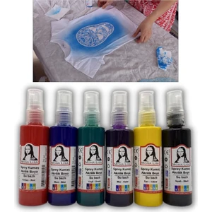 Mona Lisa  Tekstil Kumaş Boyası Sprey 6 Renk 70 ml