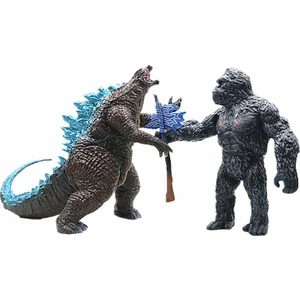 2 Adet 16CM Godzilla Vs. King Kong Orangutan Model Oyuncak