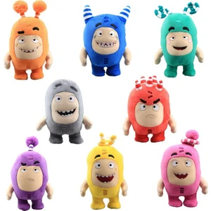 8 Adet 18cm Oddbods Karikatür Peluş Oyuncak - Mor (Yurt Dışından)