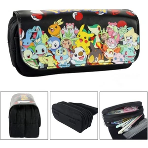 Pokemon Karikatür Kırtasiye Boxpencil Çantası