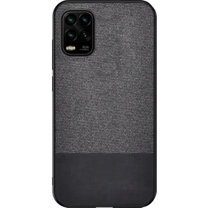 Xiaomi Mi 10 Lite 5g Fabrik Serisi Kumaş Desen Kılıf - Siyah