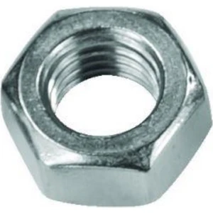 M6 DIN934 Ak Somun Çelik Beyaz 5 Li Paket