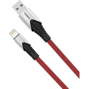 Apple iPhone Uyumlu 7 / Apple iPhone Uyumlu 7 Plus Lightning 2.4 A Hızlı Şarj ve Data Kablosu 1 mt Fiber Kırılmaz Şık Kablo