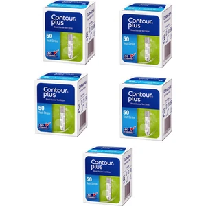 Plus Bayer - kaan şeekeri Ölçüm Stribi - 5 Kutu 250 Adet