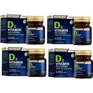 D3 Vitamini 120 Tablet - D3 1000 Iu X4 Adet