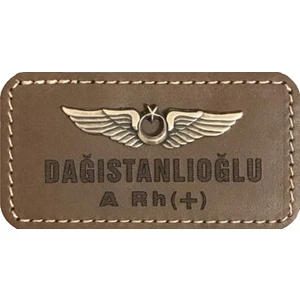 Crew Turk Pilot Isimlik Deri ( İsme Özel )