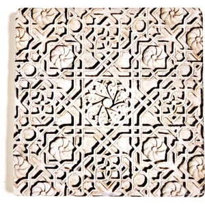 Şeker Portakalım Dekoratif Figürlü Doğal Taş Gider Kapağı Banyo Süsü Tekli 10 x 10 cm