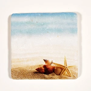 Şeker Portakalım Dekoratif Figürlü Doğal Taş Gider Kapağı Banyo Süsü Tekli 10 x 10 cm