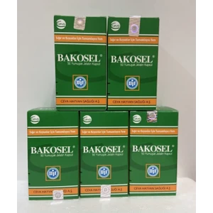 Bakosel 50 Yumuşak Jelatin Kapsül Vitamin Mineral Koyun Keçi Büyükbaş Inek Kuzu Oğlak Buzağı Dana