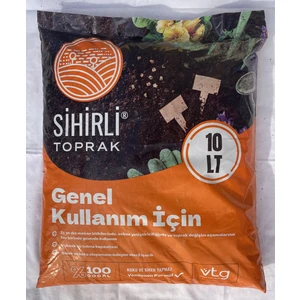 Sihirli Toprak Özel Katkılı Doğal Toprak 10 Lt