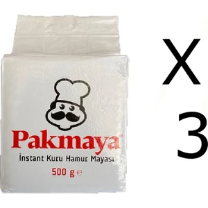 Instant Kuru Maya 3 Adet x 500 gr