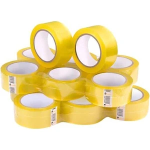 12 Adet Şeffaf Koli Bandı 45 mm x 80 Metre