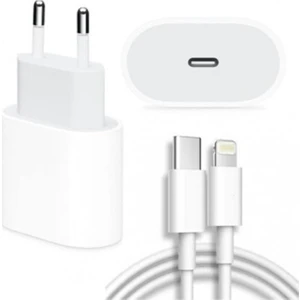 Apple Apple iPhone Uyumlu Hızlı Şarj Aleti 20W Usb-C Adaptör X-Xs-11-12-13 Typ-C Kablo