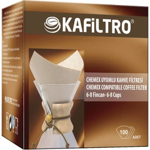 Chemex Uyumlu Kağıt Filtre 6-8 Fincan 100 Adet