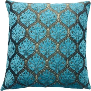 Pillows Store Osmanlı Desenli Turkuaz Kırlent Kılıfı 45 x 45 cm.