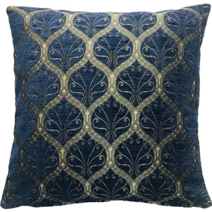 Pillows Store Osmanlı Desenli Lacivert Kırlent Kılıfı 45 x 45 cm.
