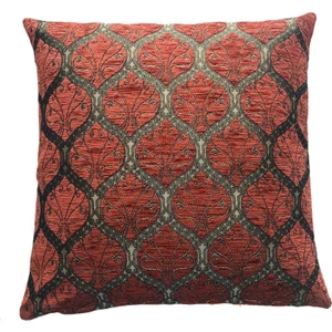 Pillows Store Osmanlı Desenli Kiremit Kırlent Kılıfı 45 x 45 cm.