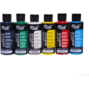 Master Akrilik Boya 6’lı Set 120ML