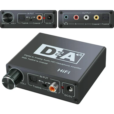 Alfais 5074 Digital To Analog Dac Çevirici Dönüştürücü Ses Optik