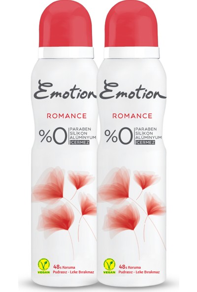 Emotion Romance 150 ml 2li Kadın Deodorant