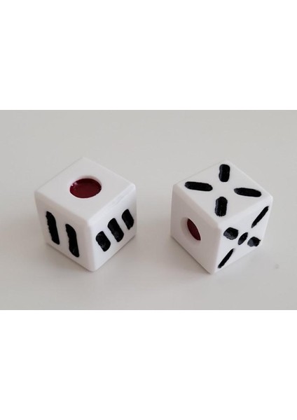 Tasarımcı Altı Taraflı Zar Plastik Aparat