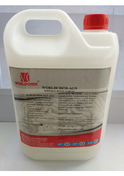 Agn Köpük Sabun 5 Litre
