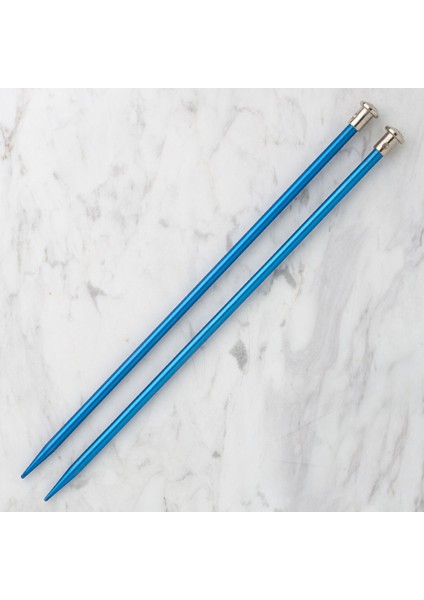 6 mm 25 cm Mavi Renkli Metal Çocuk Şişi
