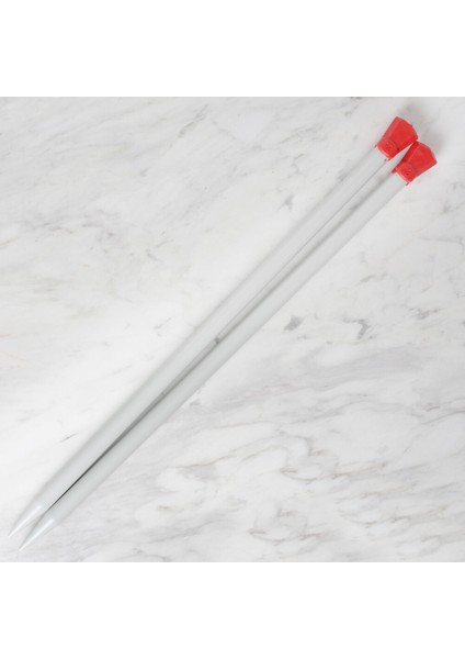 12 mm 35 cm Klasik Alüminyum Örgü Şişi