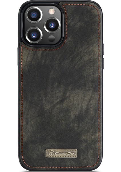 Apple İphone 13 Pro Için Ayrılabilir Deri Kılıf Black (Yurt Dışından)