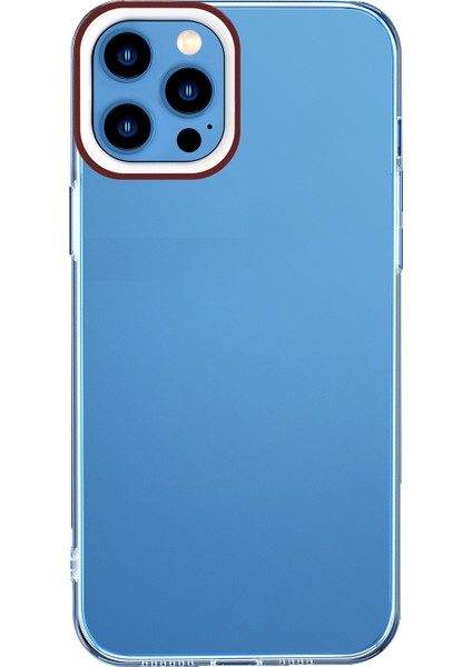 Apple İphone 13 Pro Için Şeffaf Telefon Kılıfı Şarap Kırmızı Ve Beyaz (Yurt Dışından)