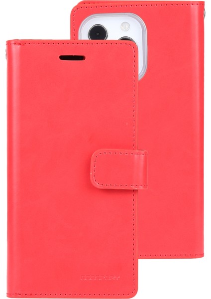 Mansoor Deri Kılıf Apple iPhone 13 Pro Red (Yurt Dışından)