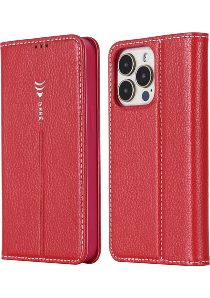 Gebeı Pu + Tpu Kılıfı Için Apple iPhone 13 Pro Rose Red (Yurt Dışından)