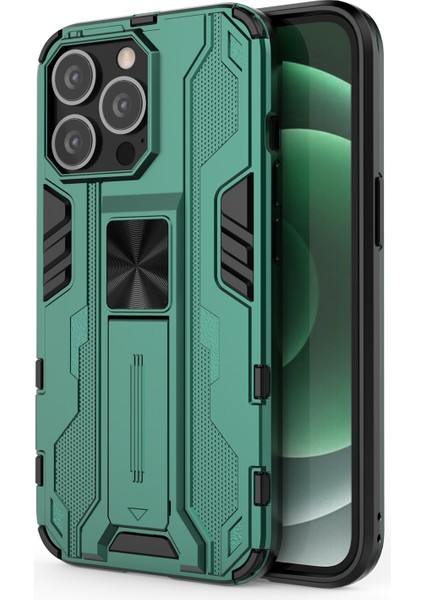 Apple İphone 13 Pro Için Pc + Tpu Kılıfı Pro Green (Yurt Dışından)