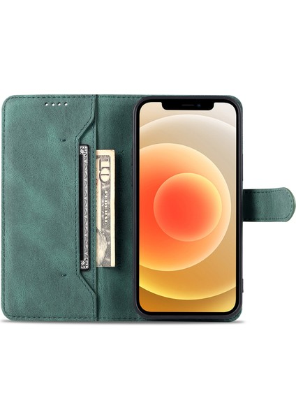 Pu + Tpu Deri Kılıf Apple iPhone 13 Pro Green (Yurt Dışından)