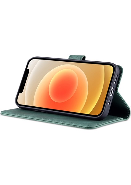 Pu + Tpu Deri Kılıf Apple iPhone 13 Pro Green (Yurt Dışından)