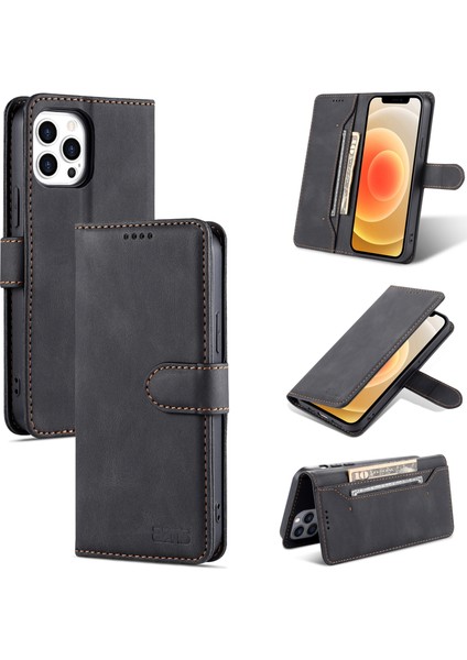 Pu + Tpu Deri Kılıf Apple iPhone 13 Pro Black (Yurt Dışından)