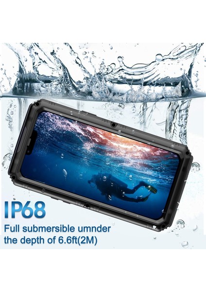 Metal + Silikon Telefon Kılıfı Apple İphone 13 Pro Black (Yurt Dışından) indirimleri