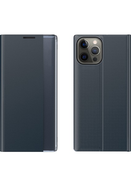 Yan Pencere Ekran Pu + Pc Durumda Apple İphone 13 Pro Dark Blue (Yurt Dışından)