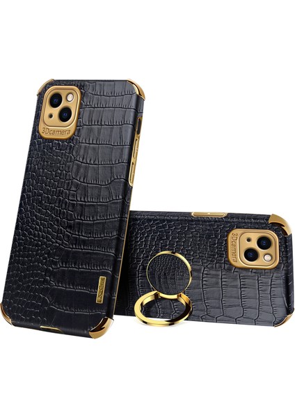 Gelişmiş Tpu Trocodıl Pu Kılıf Apple İphone 13 Pro Black (Yurt Dışından)