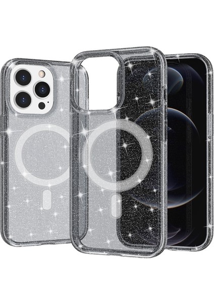 Magsafe Manyetik Telefon Kılıfı Için Apple İphone 13 Pro Grey (Yurt Dışından)