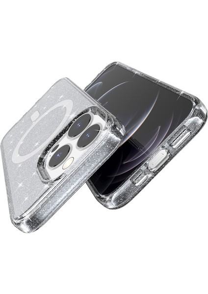 Magsafe Manyetik Telefon Kılıfı Için Apple İphone 13 Pro Grey (Yurt Dışından)