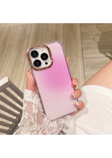 Apple İphone 13 Pro Için Leke Degrade Durumda Gradient Pink J7 (Yurt Dışından)