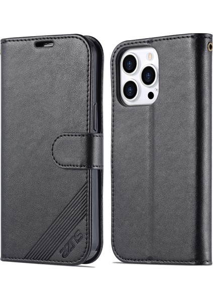 Apple İphone 13 Pro Için Tpu Deri Kılıf Black (Yurt Dışından) fiyatları