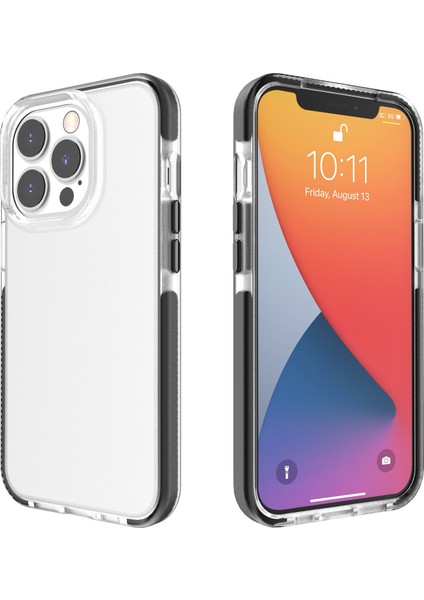 Apple İphone 13 Pro Için Yüksek Saydam Durumda Black (Yurt Dışından)