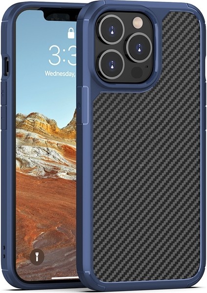 Apple İphone 13 Pro Için Tpu + Pc Koruyucu Kılıf Blue (Yurt Dışından)
