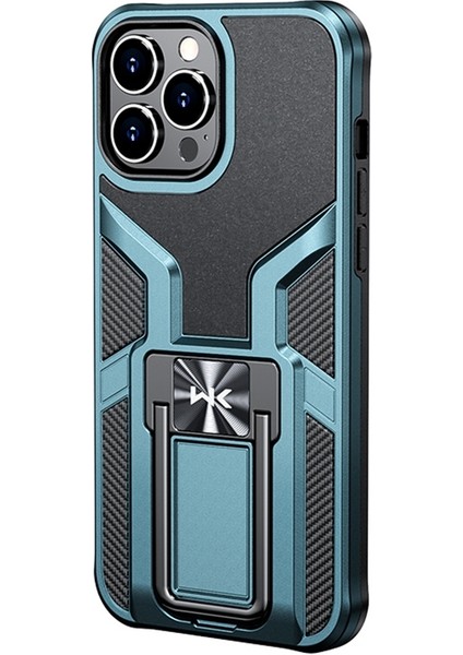 WTP-013 Pc + Tpu Telefon Kılıfı Için Apple iPhone 13 Pro Deep Blue (Yurt Dışından)