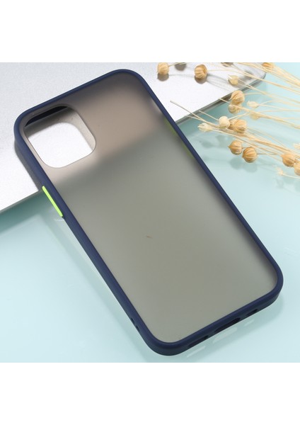 Buzlu Tpu + Pc Durumda Apple İphone 13 Pro Navy Blue (Yurt Dışından)